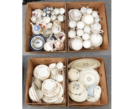 A Royal Grafton Salisbury pattern dinner and tea service; a Wedgwood dinner service; and various further tea and coffee wares