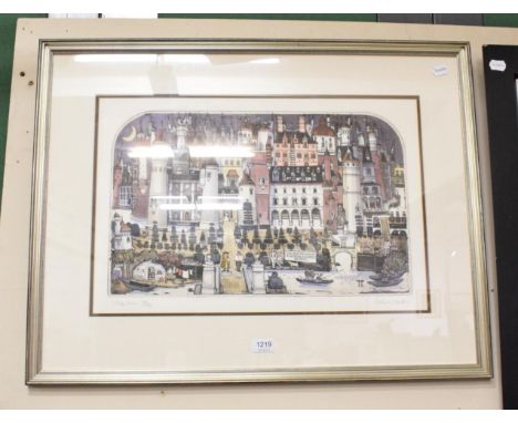 Graham Clarke 'Chez Nous' signed limited edition print 296/400