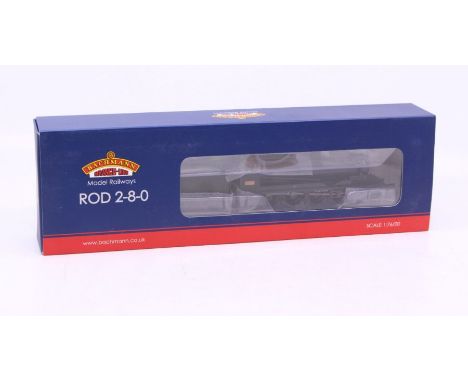 Bachmann: A boxed Bachmann, OO Gauge, Railway Operating Division (ROD) 2-8-0 2406 LNWR Black, locomotive and tender, Referenc