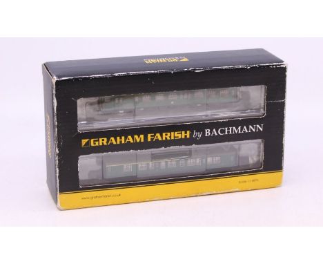 Graham Farish: A boxed Bachmann for Graham Farish, N Gauge, 4CEP Four Car EMU 7126 SR Multiple Unit Green with Warning Panels
