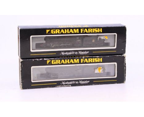 Graham Farish: A boxed Graham Farish, N Gauge, V2 60800 Green Arrow BR Green L/Crest, locomotive and tender, Reference 372-60