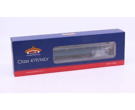 Bachmann: A boxed Bachmann, OO Gauge, Motor Luggage Van BR Blue, Produced Exclusively for Invicta Model Rail Limited, diesel 