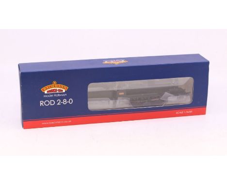 Bachmann: A boxed Bachmann, OO Gauge, Railway Operating Division (ROD) 2-8-0 2406 LNWR Black, locomotive and tender, Referenc