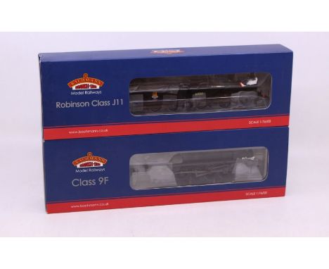 Bachmann: A boxed Bachmann, OO Gauge, BR Standard Class 9F 92189 BR Black Late Crest (Weathered), locomotive and tender, Refe