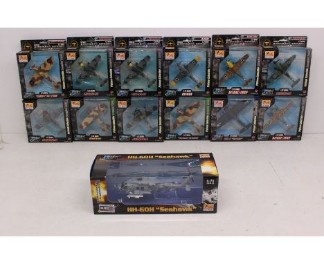Easy Model: A collection of assorted boxed Easy Model Winged Aces aircraft. Box condition is varied. Please assess photograph