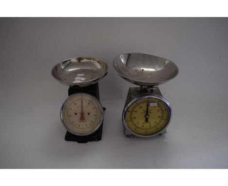TWO SETS OF VINTAGE KITCHEN SCALES