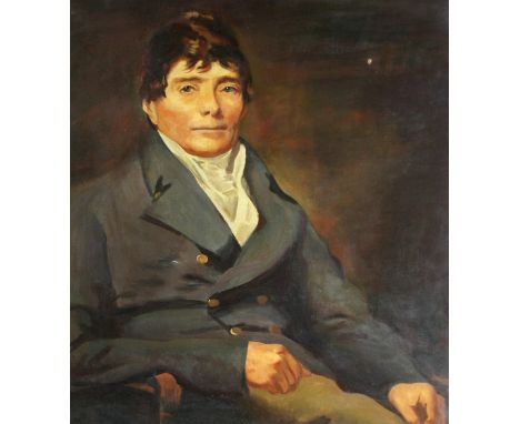 Early 19th Century Irish School - Cregan"Portrait of John Jameson, Whiskey Manufacturers," half length, O.O.C., 91cms x 71cms