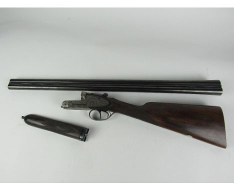 A First Issue double barrel 12 gauge Aya (Aguire & Aranzaral - Spain) Shotgun, engraved gauge, walnut stock, NO: 194611. (1)