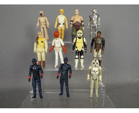 Star Wars, Kenner, Hasbro, LFL, CPG, GMFGI - A collection of 11 loose vintage Star Wars figures. Lot includes AT-AT Driver (L