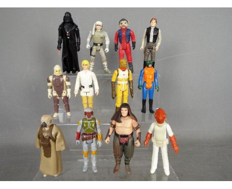 Star Wars, Kenner, Hasbro, LFL, CPG, GMFGI - A battery of 12 loose vintage Star Wars figures. Lot includes Boba Fett (CPG, Ho