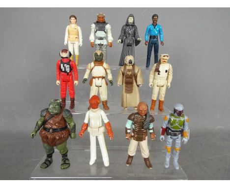 Star Wars, Kenner, Hasbro, LFL, CPG, GMFGI - A troop of 12 loose vintage Star Wars figures. Lot includes Boba Fett ((CPG, 197