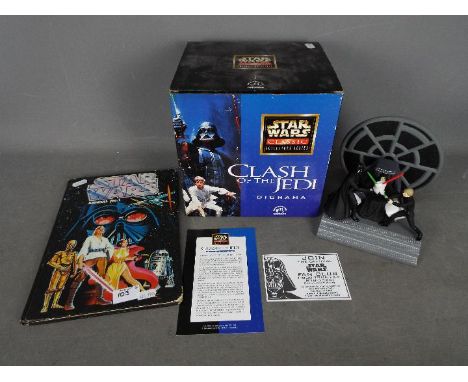 A boxed, limited edition, Star Wars Classic Collectors Series Clash Of The Jedi diorama, numbered 2357/2500, with certificate