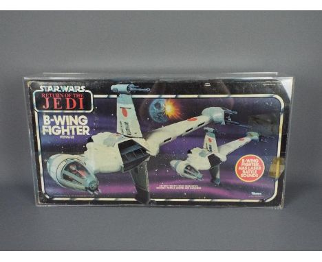 Star Wars, Kenner - A boxed vintage 1984 Kenner Star Wars ROTJ 'B-Wing Fighter Vehicle'. The boxed model has been stored in a