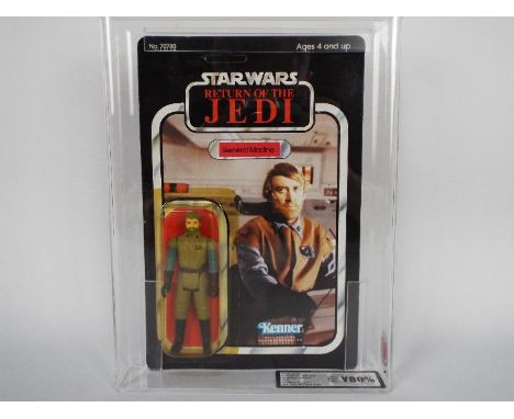 Star Wars, Kenner - A graded Kenner 1983 Star Wars ROTJ 'General Madine' 3 3/4"action figure. The figure is UK Graded at Y80%