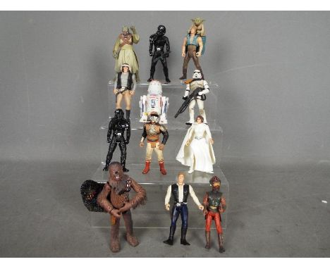 Star Wars, Kenner, Hasbro, LFL, CPG, GMFGI - A muster of 12 loose vintage and modern Star Wars figures. Lot includes Tuskan R