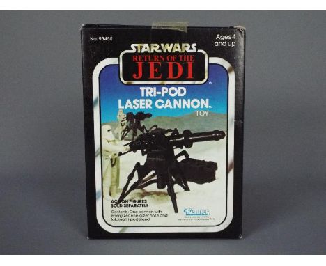Star Wars, Kenner - A boxed vintage Kenner #93450 1983 Star Wars ROTJ Tri-Pod Laser Cannon. The model is in what appears to b