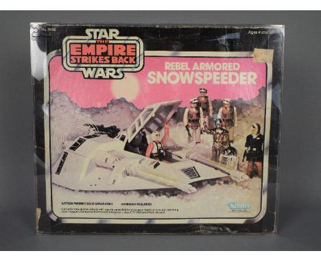 Star Wars, Kenner - A boxed vintage 1980 Kenner Star Wars TESB 'Rebel Armored Snowspeeder'. The boxed model has been stored i