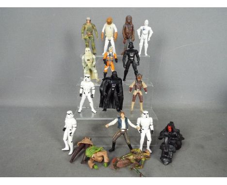 Star Wars, Kenner, Hasbro, LFL, CPG, GMFGI - A brigade of 16 loose vintage and modern Star Wars figures. Lot includes Stormtr