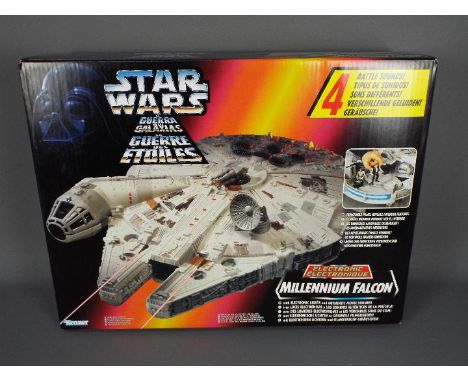 Star Wars, Kenner - A boxed Kenner 1995 Star Wars 'The Power of the Force' 'Electronic Millennium Falcon'. The model is conta