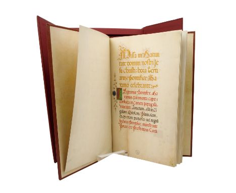 Faksimile "Das Weihnachtsmissale Papst Alexanders VI. (1492–1503)" - Codex Borgiano lat. 425 der Papst Apostolica Vaticana, B