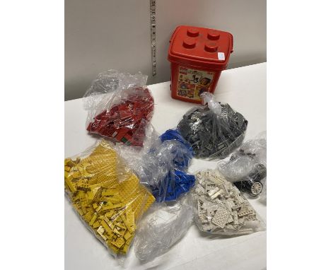A large selection of vintage Lego