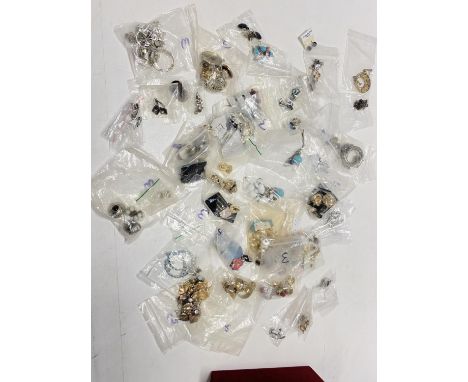 A large selection of vintage and modern earrings