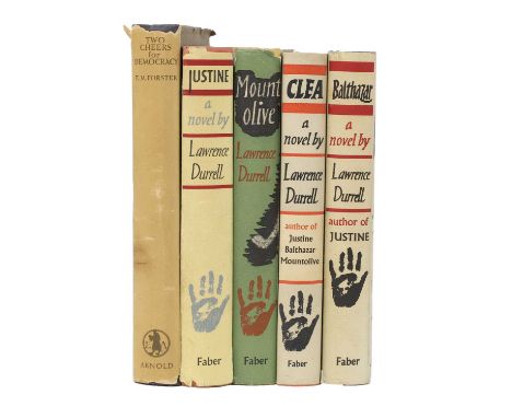 DURRELL, Lawrence: The Alexandria Quartet first editions with Dust Jackets: Justine, 1858, 5th Impr; Balthazar, 1958, 2nd Imp
