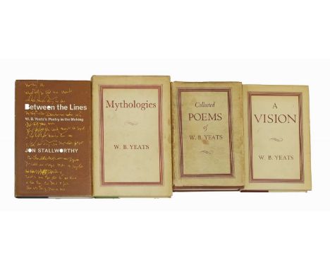 W B YEATS: THREE FIRST EDITIONS, Etc: YEATS, W B: Charles Ricketts (ill): Early Poems and Stories, Macmillan, 1925, 1st. Edn.