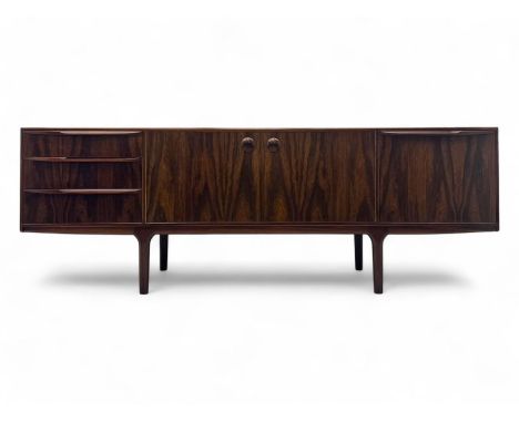 Tom Robertson for McIntosh of Kirkcaldy - mid-20th century 'Dunfermline' sideboard, the central twin cupboard doors flanked b