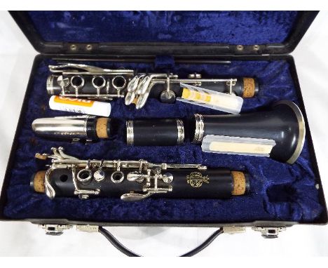An Amati Kraslice clarinet, Made in Czech Republic, serial No. 601108, in fitted hard case, Estimate £30 - £50