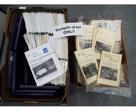 Two boxes containing a large collection of vintage motor cycle magazines covering various years to include 1972 - 1988 and 19