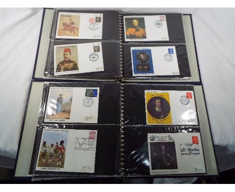 National Army Museum - two albums containing approximately 120 Postal Covers, National Army Museum ca 1970 