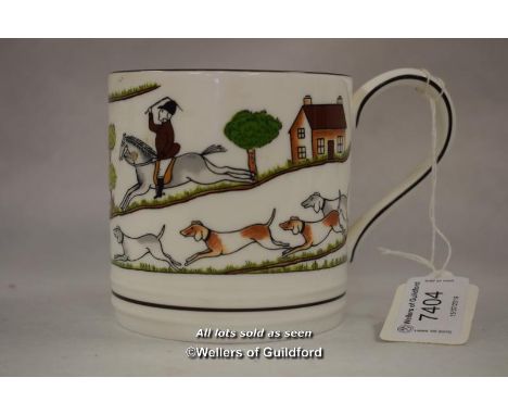 Wedgwood "Hunting Scene" mug