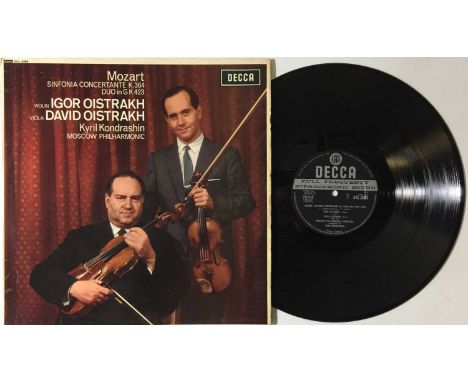 IGOR &amp; DAVID OISTRAKH - MOZART: SINFONIA CONCERTANTE LP (ED1 - SXL 6088). Up next we have the wonderful LP by Ukrainian f