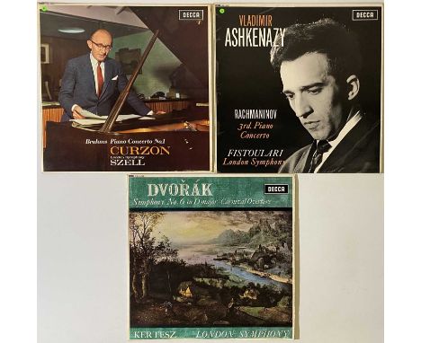 DECCA SXL - UK STEREO LP RARITIES (SIGNED). A wonderful pack of 3 classical LPs, all UK stereo SXL pressings on Decca. Compos