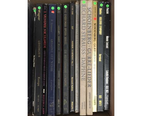 SIGNED CLASSICAL LP BOX SETS. A magical selection of 13 signed classical LP box sets. Signed by the listed composer/performer