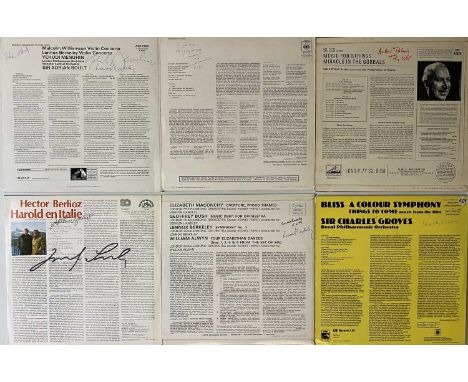 SIGNED CLASSICAL - LP PACK. Another superb pack of 18 signed classical LPs. Signed by the listed composer/performer's name un