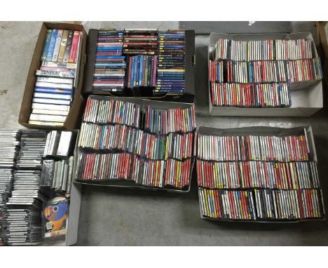 CLASSICAL CD COLLECTION. Fantastic collection of around 400 x CDs, 70 x DVDs + 20 x VHS. If the buyer wishes, this lot will a