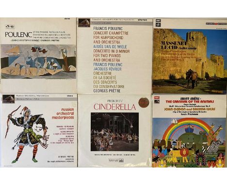 HMV/ EMI - UK STEREO LP PACK. A quality selection of 7 classical LPs, all UK stereo pressings on HMV/ EMI. Composers/ perform