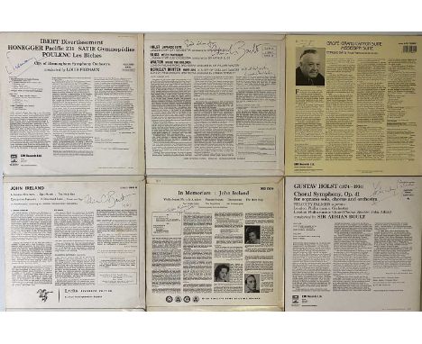 SIGNED CLASSICAL - LP PACK. A fantastic selection of 18 signed classical LPs. Signed by the listed composer/performer's name 