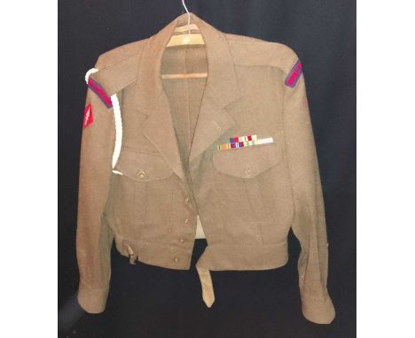 The Station Uniform A Royal Artillery Battledress Blouse 1949 pattern jacket Size No.9 for a person of 5ft 7" – 5ft 8", R Bla