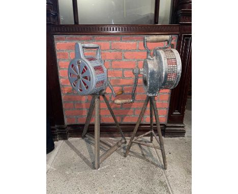 Britain in the Blitz 2 Portable Air Raid Warning Sirens 2 portable air raid warning hand-cranked sirens on tripod stands. One