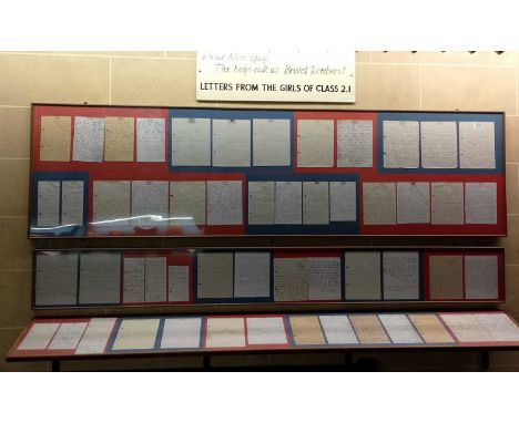Exhibition Hall Letters A remarkable archive of letters from children evacuated during the war to their previous teacher, Mis