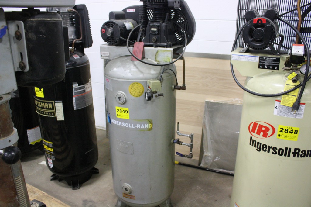 INGERSOLL RAND MODEL T10560V1, 60GALLON TANK MOUNTED AIR COMPRESSOR S