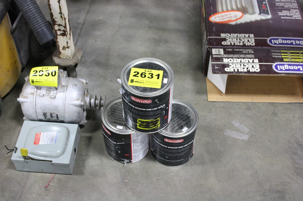 (3) GALLONS BONDO FLEXIBLE TRAFFIC DETECTOR WIRE LOOP SEALER