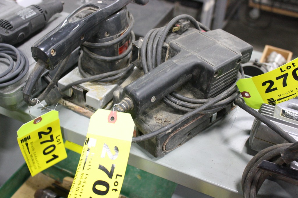 MASTER MECHANIC MODEL MM8575, 3'' X 18'' BELT SANDER