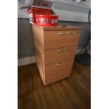 *Freestanding Three Drawer Unit