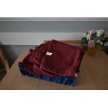 *Fourteen Burgundy Bibs