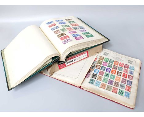 Stamp Collection, in 'Simplex' loose-leaf album for British Commonwealth and 'Strand' album for worldwide, well over 2,000 mi