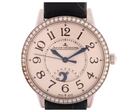 JAEGER LECOULTRE - a mid-size stainless steel diamond Rendez-Vous Night & Day automatic wristwatch, ref. 344.8.37.S, circa 20